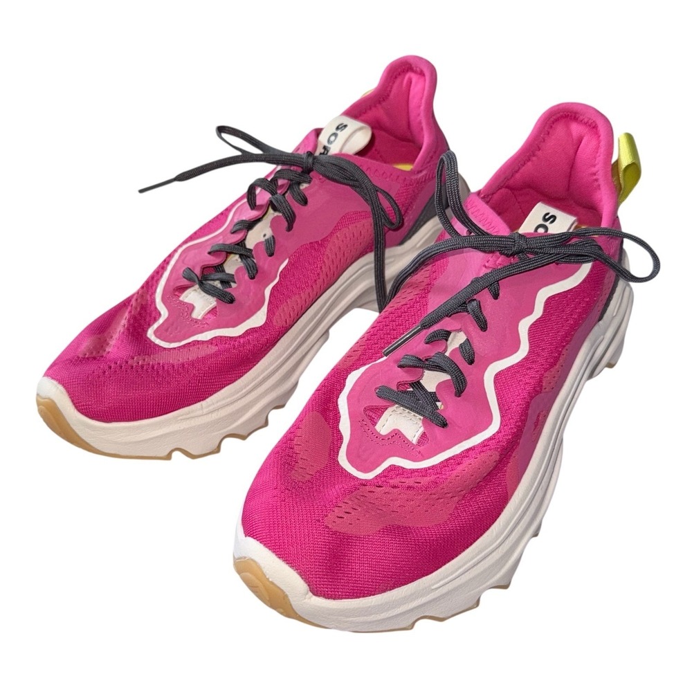 Sorel Womens 8.5 Pink Kinetic Breakthru Day Lace Sneakers - Picture 5 of 10